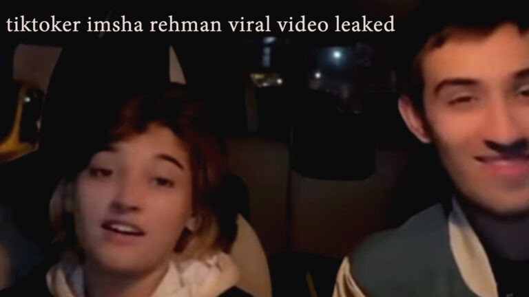tiktoker imsha rehman viral video leaked