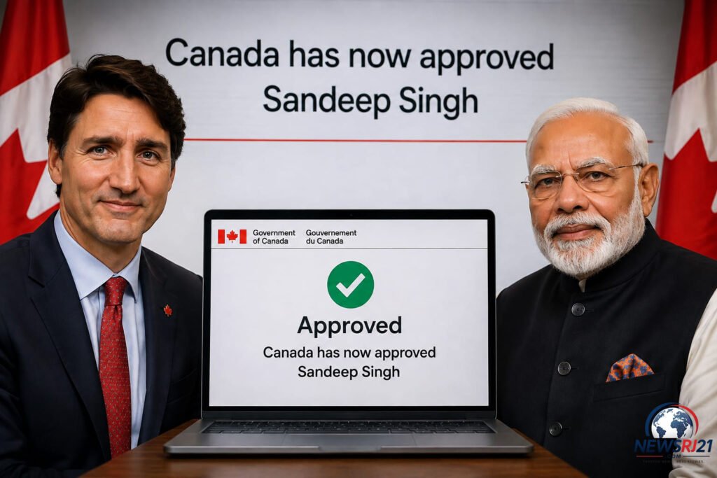 Canada approves Sandeep Singh as Justin Trudeau and Narendra Modi appear in editorial news image