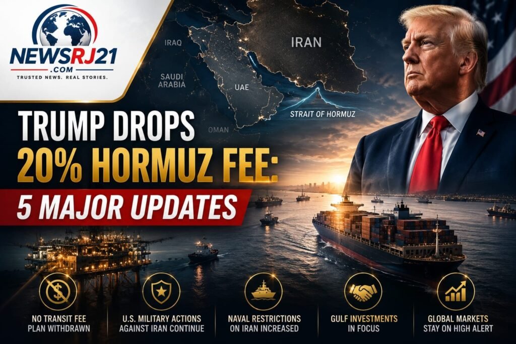 Trump Drops 20% Hormuz Fee.