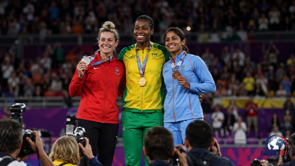 Commonwealth Games 2026 medal ceremony in Glasgow