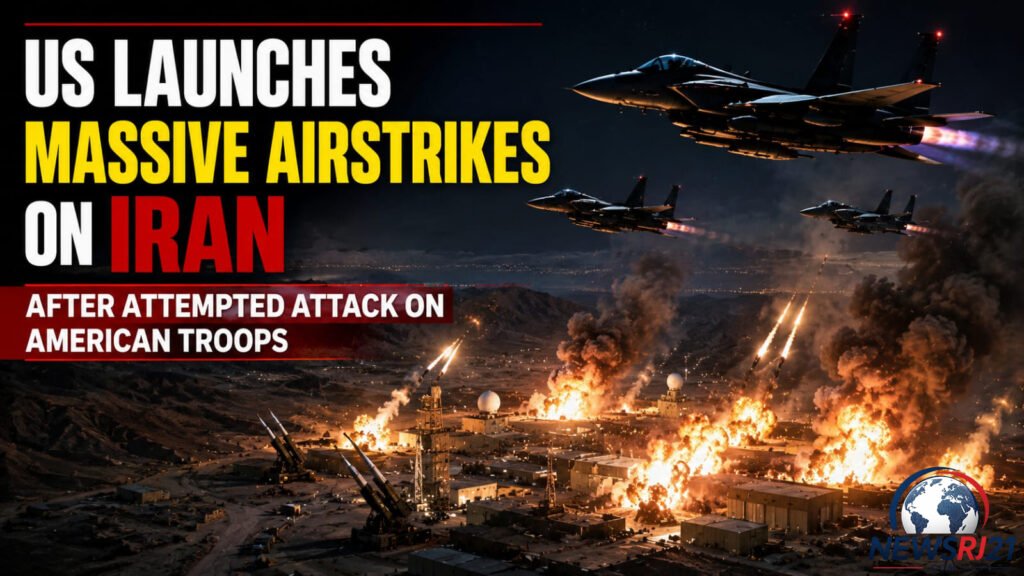 US launches massive airstrikes on Iranian military facilities after attempted attack on American troops
