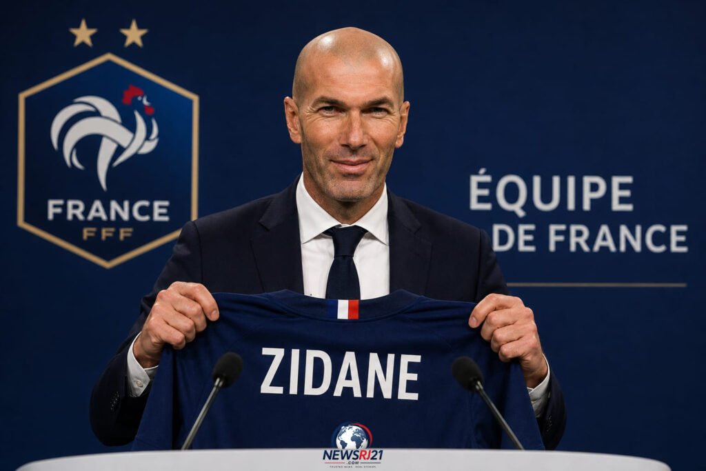 Zinedine Zidane unveiled as France national team head coach at official presentation